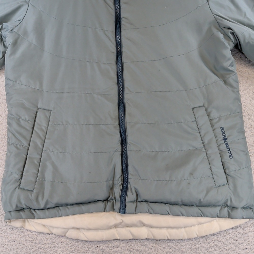 Black Diamond Reversible Down Puffer Jacket Blue White Mens Medium Gorpcore - Picture 11 of 11